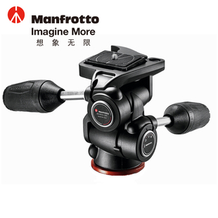 曼富图 MH804 稳定拍摄三脚架轻型三维三向云台手柄可伸缩 Manfrotto 804RC2升级版