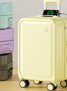 行李箱女2025新款20寸登机箱高颜值旅行拉杆箱拉链款结实耐用可爱
