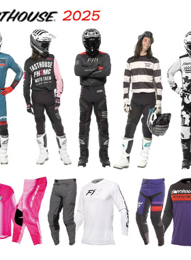 fasthouse 2025新款摩托速降服越野摩托车高端长袖骑行服透气速干