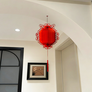 灯笼新款2026阳台休闲区布置装饰灯笼喜庆氛围挂饰马年装饰挂件