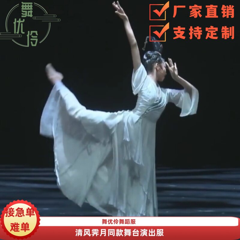 第十一届华北五省大赛女子独舞《清风霁月》专业定制同款演出服1