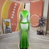 傣族渐变舞蹈演出表演服专业定制 女子民族舞群舞同款 生如夏花