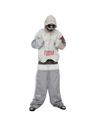 Protocol Index UPSIDE DOWN ZIP HOODIE拉链连帽衫