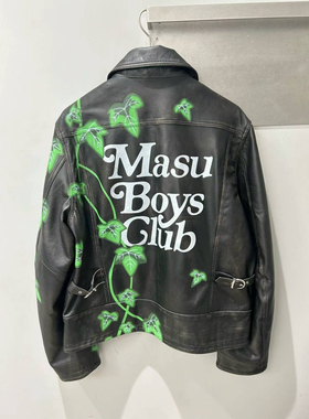 MASU x VERDY M.B.C. LEATHER SPORTS JACKET 皮运动夹克