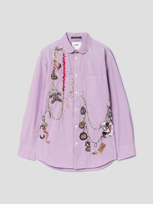 DOUBLET 25AW Embroidered Chain Shirt 刺绣链条衬衫