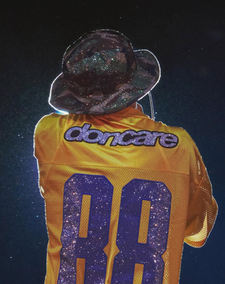 DONCARE 25SS 迷彩水钻宽檐帽