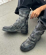 FAITH BOXING STUDIOS NFS COMBAT BOOTS 25SS做旧绑带拳击靴