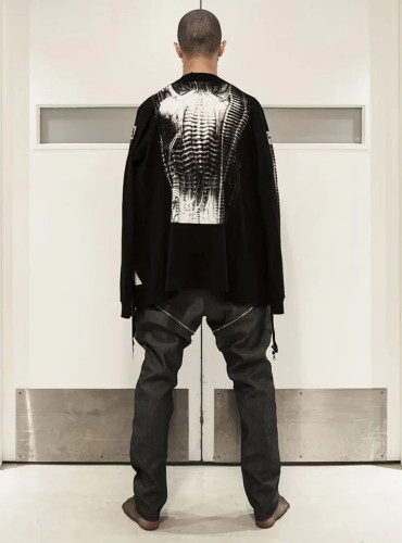 Hood By Air HBA Zipped ‘Giger’ GraphicLong-sleeves拉链长袖