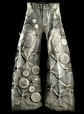 Badson Oyxgen2 limestone padded pants水洗做旧长裤