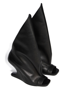 代购 RICK OWENS CANTILEVER 8 STRUTTER SANDALS高跟凉鞋