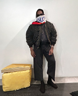 alexander digenova kanye west侃爷同款双层飞行破坏褪色夹克