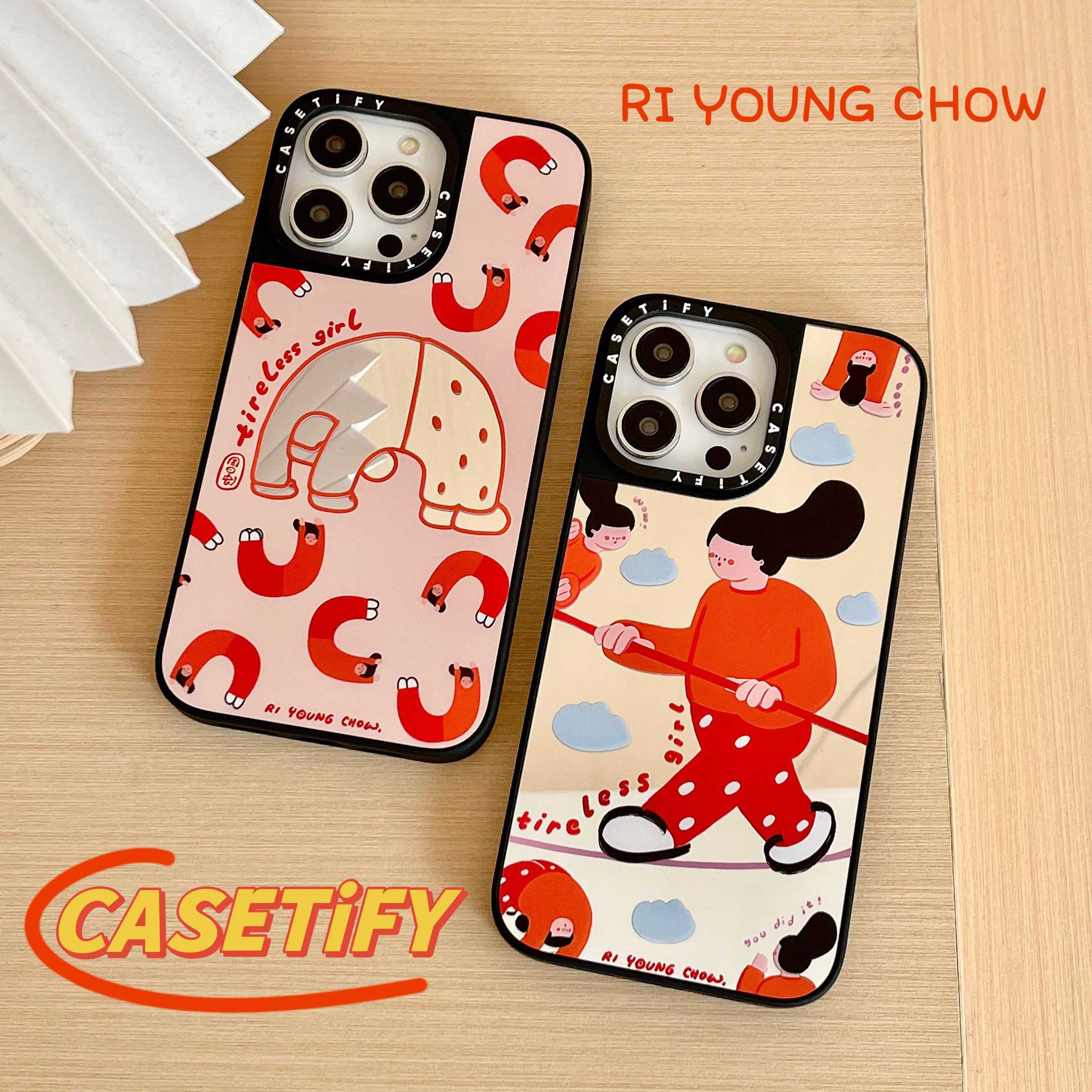 14promax苹果13手机壳12pro可爱为你撑腰11保护套小众插画创意潮牌