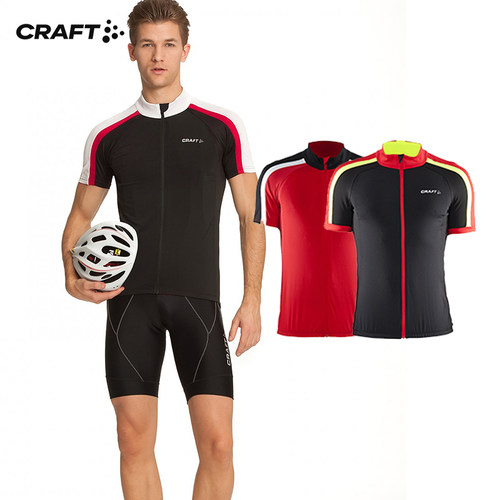 craft瑞典紧身轻量短袖骑行服