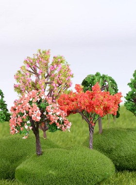 塑料植物微景观摄影手工小摆件