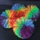 拉丝球 硅胶丝球 皮筋毽子 ball 橡筋沙包 koosh 硅胶丝毛毛球