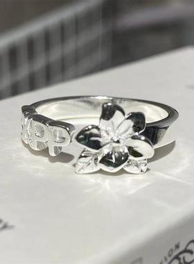 BKPP周边bkpp扶桑花戒指开 口可调节以你的心诠释我的爱食戒指饰