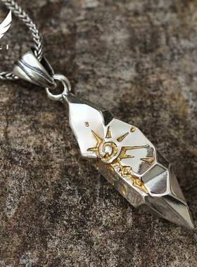 原创「许愿石」男士项链 男生520轻奢礼物陨石高级感吊坠男