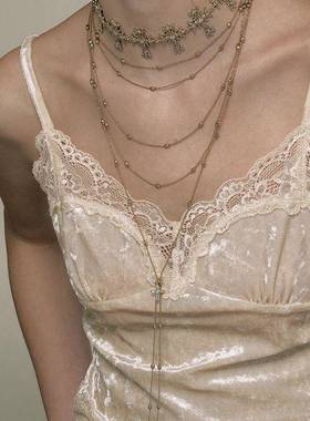 覆古小众优雅的高端可访问的豪华简单的风格时尚多功能十字架吊坠