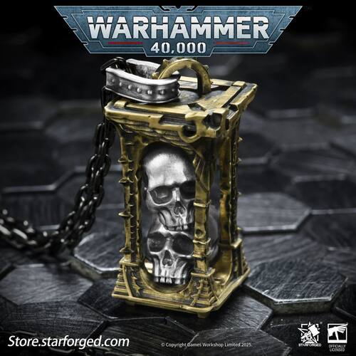 Starforged星辰铸造 战锤40K周边项链颅骨神龛日常吊坠饰品