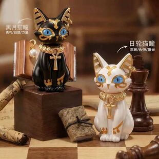 2026新款生命之瞳法老猫咪安卡耳环高颜值设计耳钉高级感精致饰品