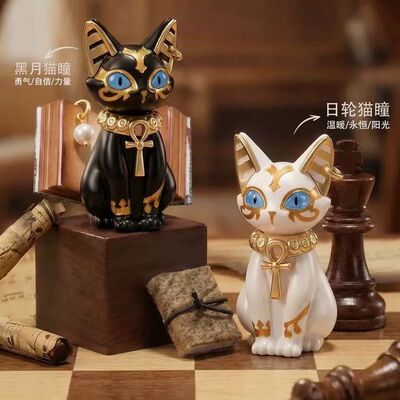 2026新款生命之瞳法老猫咪安卡耳环高颜值设计耳钉高级感精致饰品