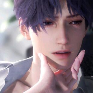 恋与深空祁煜鱼尾标发簪子动漫周边衍生同人原创手作COS生日礼物