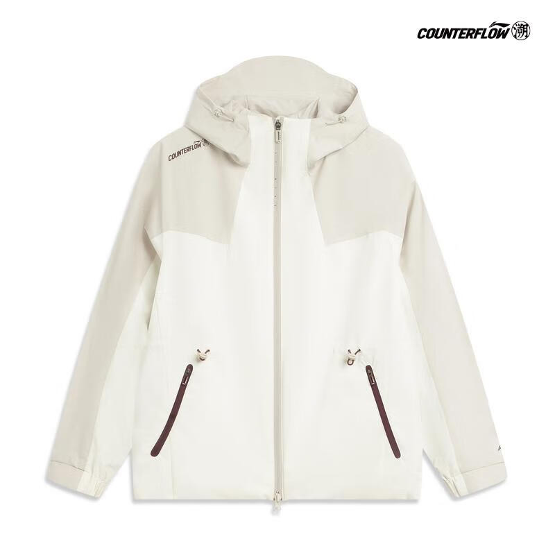 李宁外套 2025冬季新品女子加绒保暖防泼水三合一运动风衣AWBV090