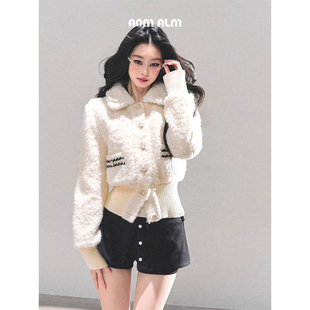 AOMALM少也眼 %韩系羊毛夹棉加厚外套女冬显瘦毛绒上衣 让她降临