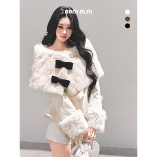 %圣诞轻奢套装 梦境 女冬外套斗篷三件套 穿过她 AOMALM少也眼