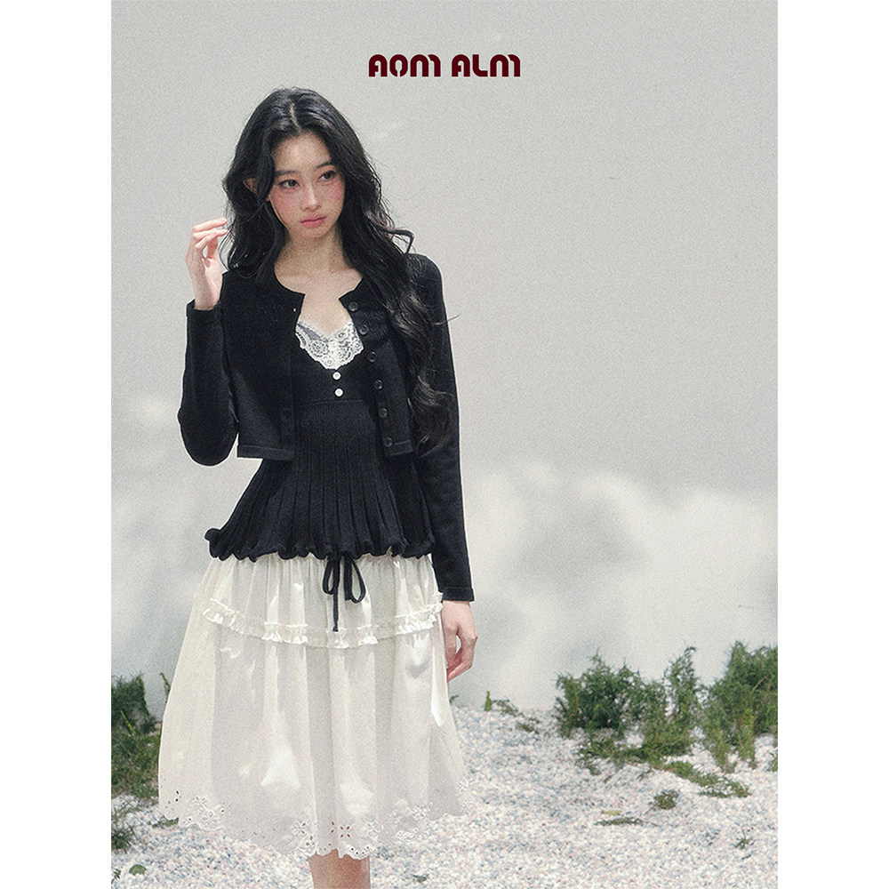 【1月30 新品86折】AOMALM少也眼"蕾丝的留白"蕾丝上衣两件套女春,女装/女士精品,T恤,淘宝优惠券,粉丝福利购,淘宝优惠卷