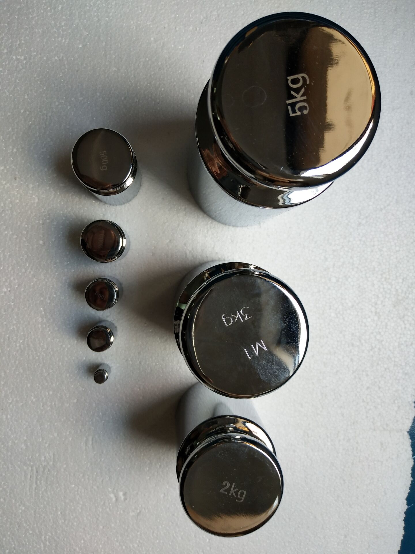 m1镀铬套装砝码电子秤