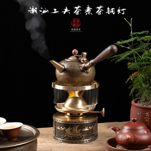 空气灯煤油灯烧水炉煮茶炉茶灯黄铜灯潮汕火油灯功夫茶具套装特价