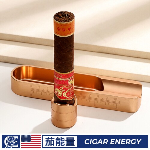金属雪茄烟灰缸组合款雪茄支架持灰茄托打孔器创意高端礼品便携式