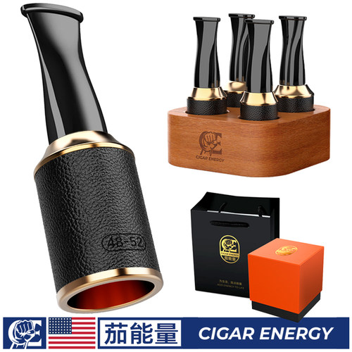 茄能量真皮雪茄烟嘴头层小牛皮