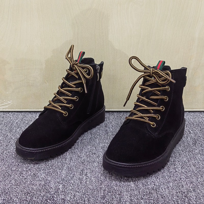 35码瑕疵清仓处理英伦风翻毛皮马丁靴女系带短靴加绒保暖工装靴潮,女鞋,马丁靴,淘宝优惠券,粉丝福利购,淘宝优惠卷