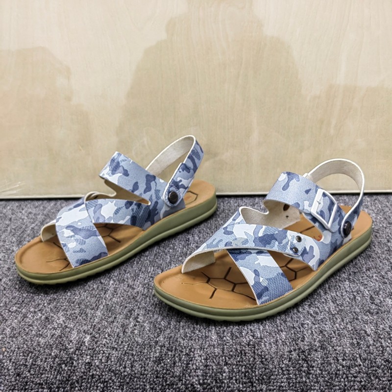 41码清仓处理迷彩交叉带凉鞋男夏季休闲两穿百搭沙滩鞋运动凉鞋潮,流行男鞋,休闲凉鞋,淘宝优惠券,粉丝福利购,淘宝优惠卷