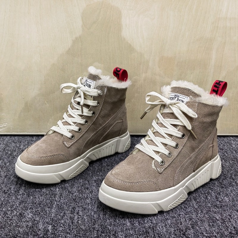 35码撤柜清仓休闲风加绒保暖高帮马丁靴女秋冬厚底短靴系带棉鞋潮,女鞋,马丁靴,淘宝优惠券,粉丝福利购,淘宝优惠卷