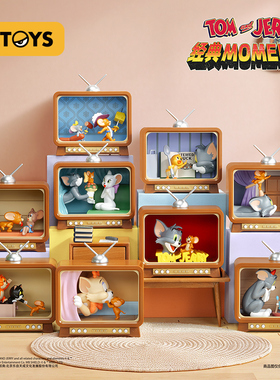 K11 52TOYS 正品经典猫和老鼠TOM and JERRY摆件MOMENT 2盲盒礼物