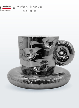 K11 Yifan Renxu Studio甜甜圈咖啡杯陶瓷马克杯水杯送女生礼物