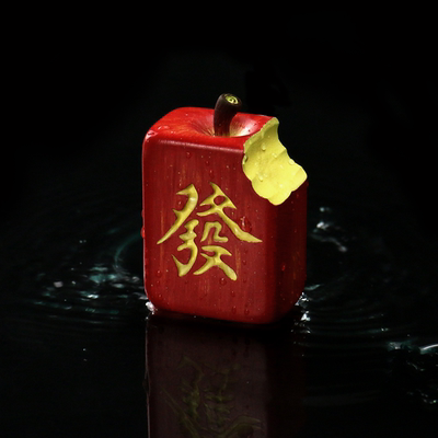 K11 artstore潮玩 所乐发财苹果手办家居摆件桌面装饰玩具