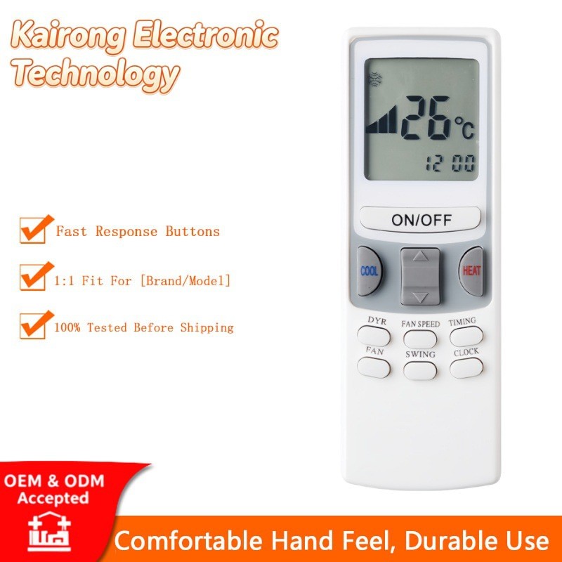 适用于WALTON 春兰空调柜机挂机遥控器 KTCL002