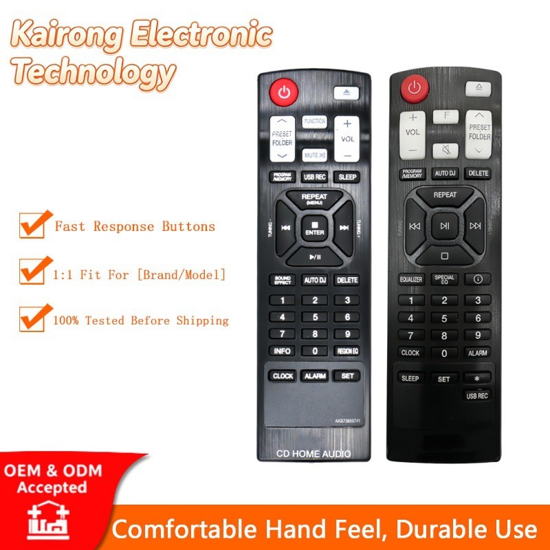 AKB73655741遥控器适配LG家庭音频Mini HiFi 音响CMS4550W CM4350