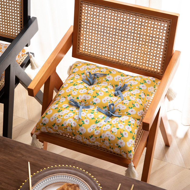 北欧现代碎花加厚坐垫方形客厅椅子垫办公久坐屁股垫四季轻奢坐垫,居家布艺,椅垫,淘宝优惠券,粉丝福利购,淘宝优惠卷