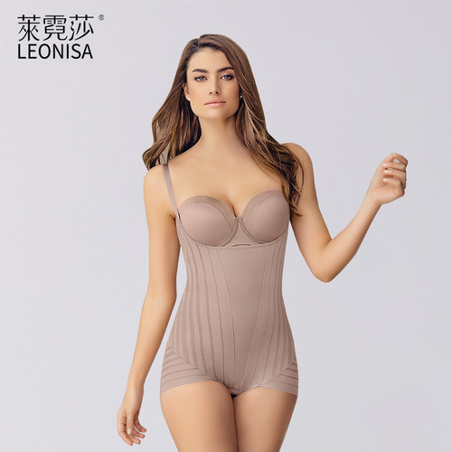 Leonisa瘦肚子内无痕塑身连体衣