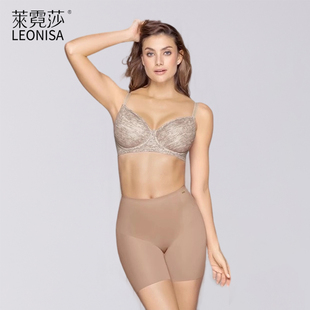 Leonisa女收腹提臀塑身美体裤中腰加塑轻薄安全裤收腰腹舒适轻薄