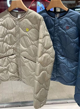 素然羽绒服 24年女士冬季新品轻量圆领开衫千金风羽绒服A0243DO02