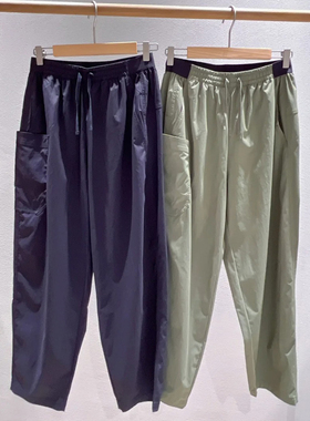 素然裤子 25女士新款防泼水大口袋四面弹廓形松锥裤 A0253PA13