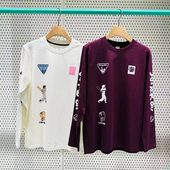 素然T恤 A0251TS39 春户外运动速干棉涤印花长袖 0系列 25女士新款