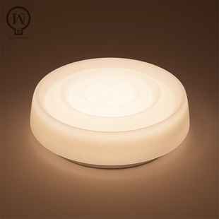 e27可换灯泡玻璃吸顶灯北欧圆形简约现代入户厕所卧室阳台顶灯