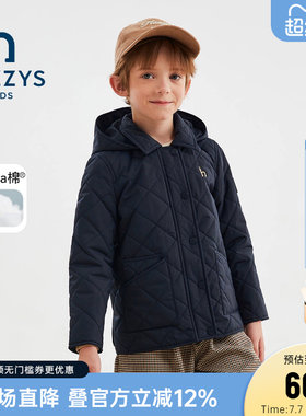 hazzys哈吉斯童装男女童棉服